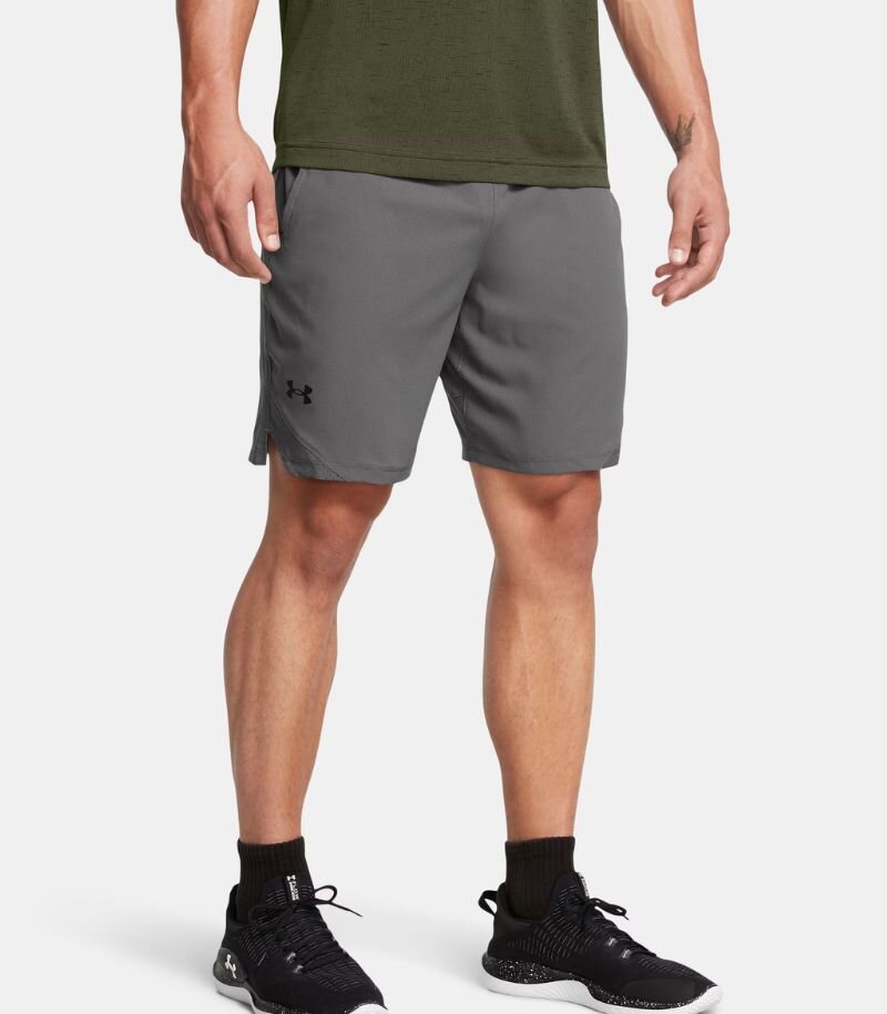 mens under armour shorts in grey